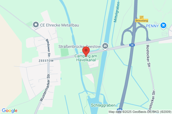 Camping am Havelkanal