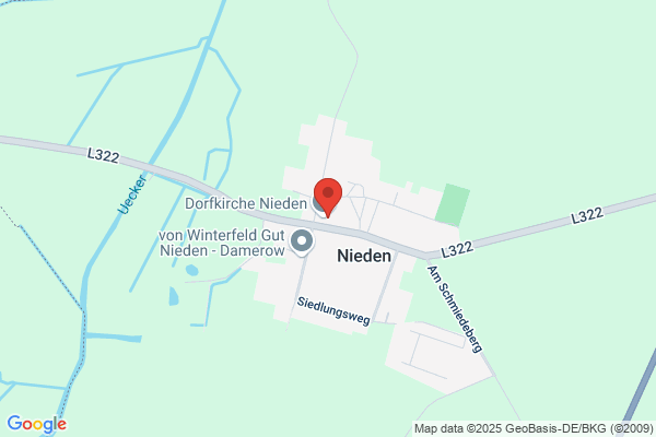 Kirche Nieden - Pfarrsprengel Göritz