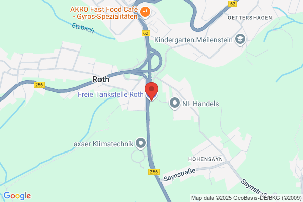 Tankstelle mit Nebenbetrieben