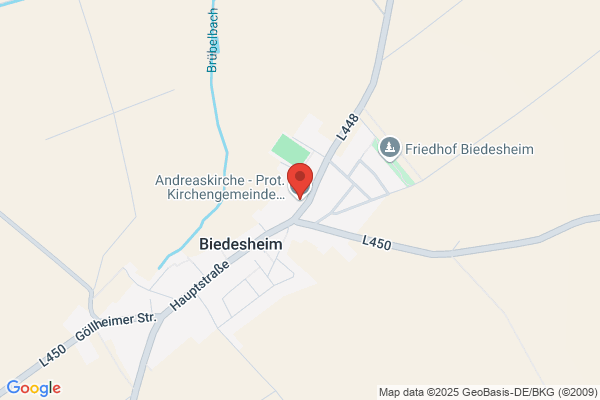 Andreaskirche - Prot. Kirchengemeinde Biedesheim
