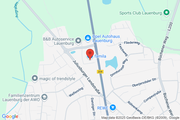 BLUME2000 im Famila Lauenburg