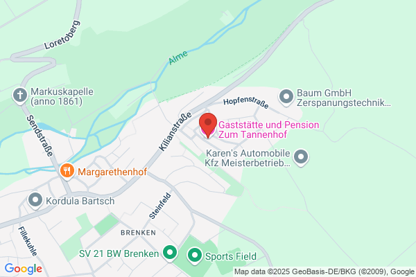 Gasthof Pension Zum Tannenhof