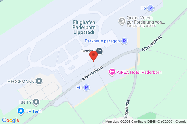 sonnenklar.TV Reisebüro am Paderborn - Lippstadt Airport