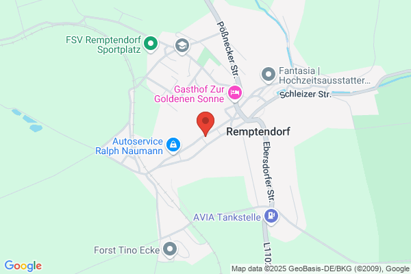 Volksbank eG Gera Jena Rudolstadt, SB-Standort Remptendorf