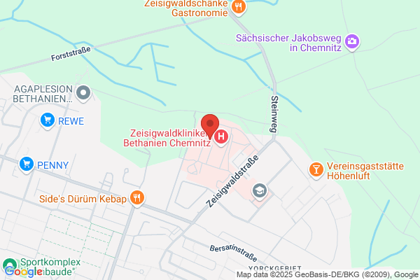 Klinik für Allgemeine Innere Medizin und Gastroenterologie, Zeisigwaldkliniken Bethanien Chemnitz