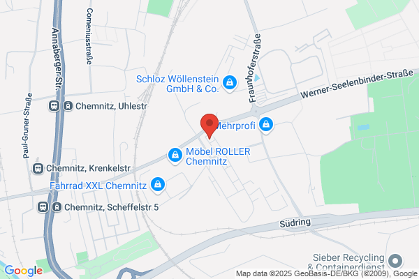 Continentale Geschäftsstelle in Chemnitz