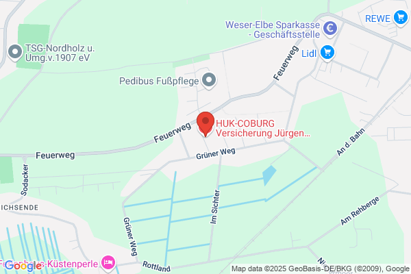 HUK-COBURG Versicherung Jürgen Tietjen in Wurster Nordseeküste - Nordholz