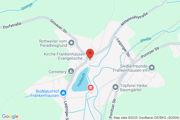 Kirche Frankenhausen - Evangelische Trinitatiskirchgemeinde Crimmitschau