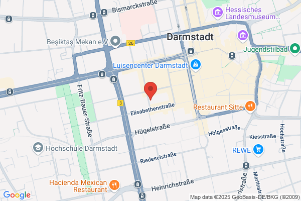 Offizieller Andullationspunkt Darmstadt