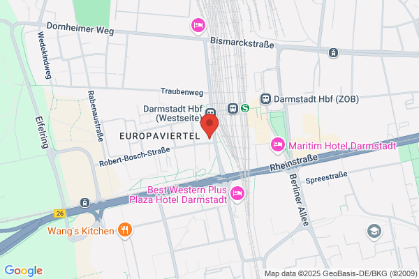Parkplatz P&R Darmstadt APCOA