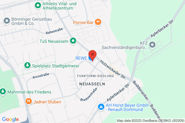 Geldautomat Dortmunder Volksbank REWE Funkturmsiedlung