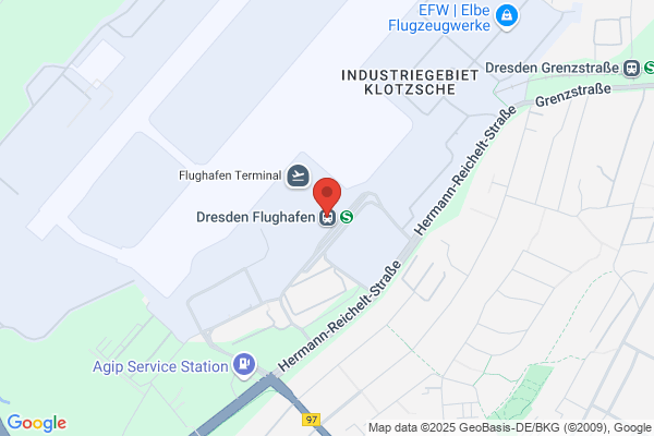 Budget Autovermietung - Flughafen Dresden