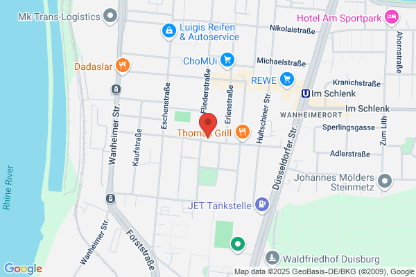 Monteur Unterkunft Duisburg Zimmervermietung LÖSKEN Achim & Hildegard Lösken