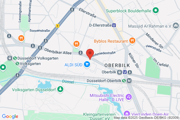 ampido Parkplatz Volksgarten Düsseldorf