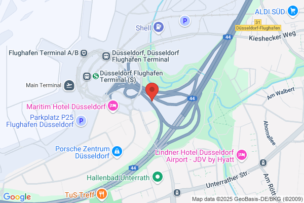 Parkplatz P23 Flughafen Düsseldorf