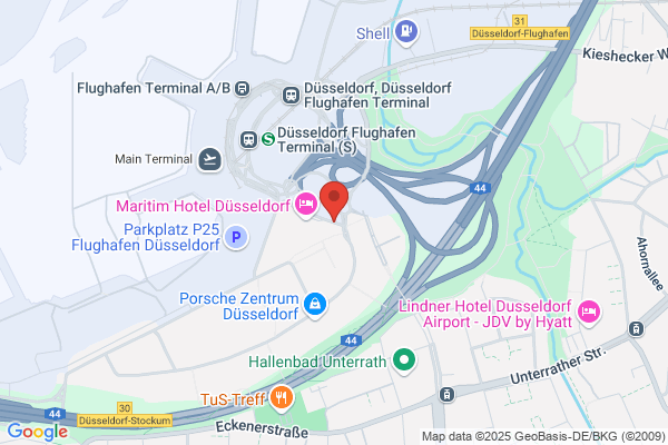 Tiefgarage P8 Flughafen Düsseldorf