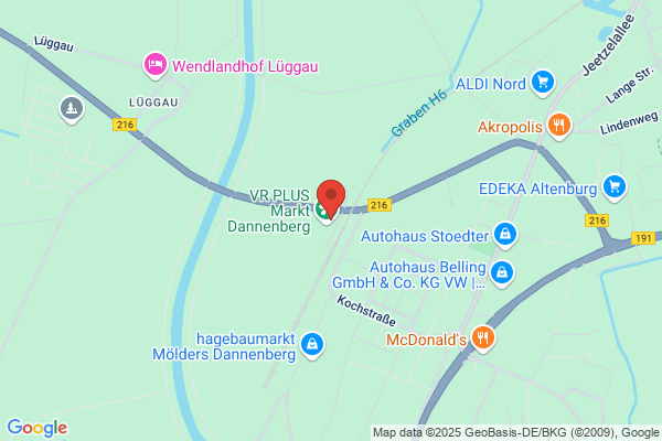 VR PLUS Energie Dannenberg (SB-Tankstelle)