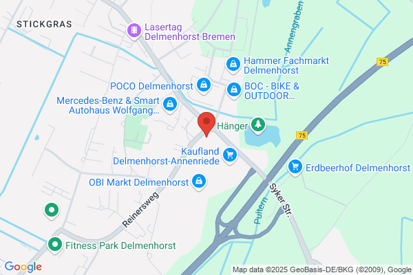 Tankstelle am Supermarkt