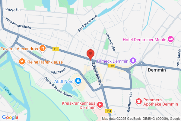 Arbeitsmedizin BAD Gesundheitsvorsorge u. Sicherheitstechnik GmbH Zentrum Demmin
