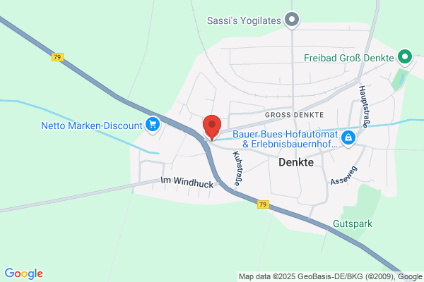 Die Denkter Apotheke an der B79 in Groß Denkte