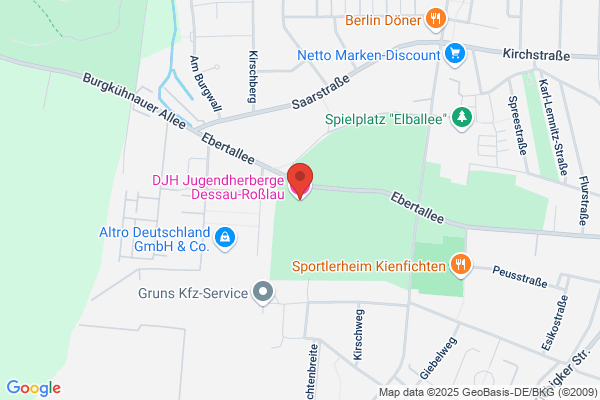 Jugendherberge Dessau DJH LVB Sachsen-Anhalt Dessau
