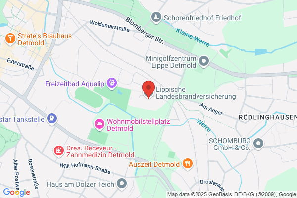Lippische Landesbrandversicherung AG ServiceCenter Lippische im Haupthaus