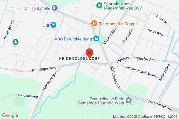 Kirche Heidenoldendorf - Ev.-ref. Kirchengemeinde Heidenoldendorf