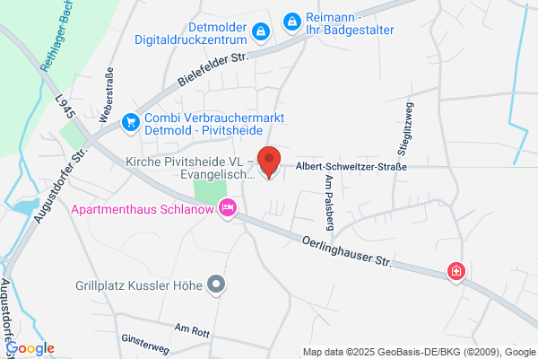 Kirche Pivitsheide VL – Evangelisch-reformierte Kirchengemeinde Pivitsheide