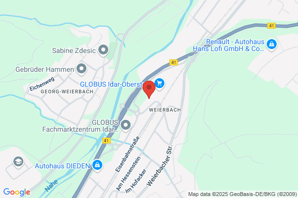 Ladestation für Elektrofahrzeuge am GLOBUS Idar-Oberstein