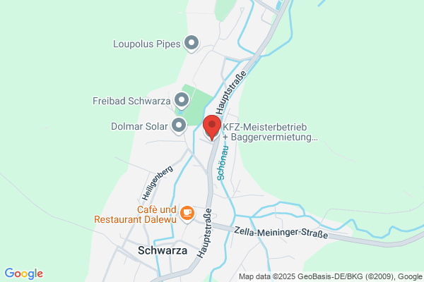 KFZ-Meisterbetrieb + Baggervermietung Wagner Schwarza