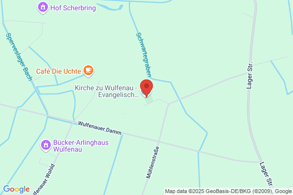 Kirche zu Wulfenau - Evangelisch-lutherische Kirchengemeinde Wulfenau / Dinklage