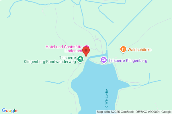 Landestalsperrenverwaltung Betrieb Oberes Elbtal Talsperre Klingenberg