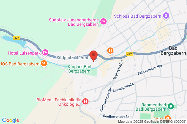 Kleine Brasserie in der Südpfalztherme