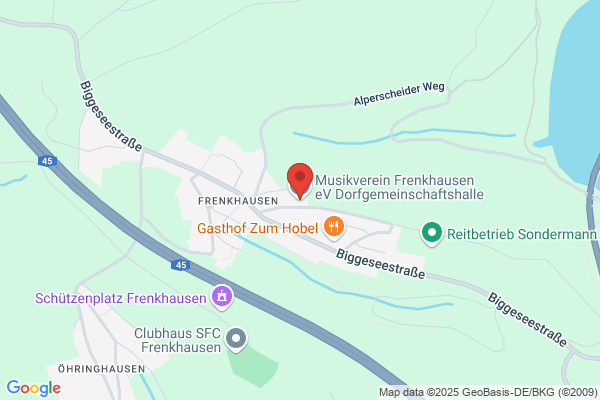 Musikverein Frenkhausen e.V. Dorfgemeinschaftshalle