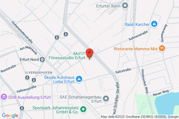McFIT Fitnessstudio Erfurt