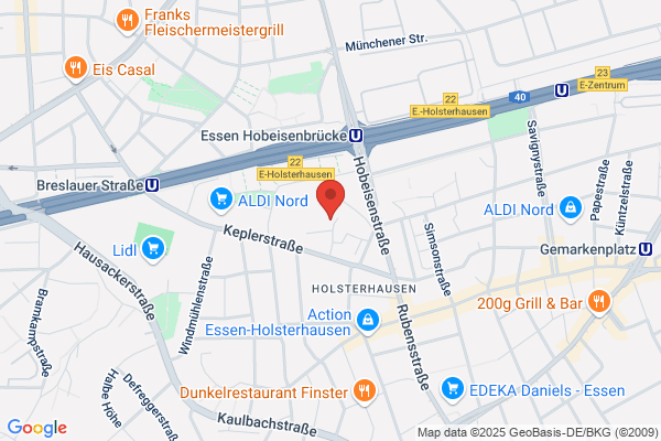 Abzweig Gesamtschule Holsterhausen