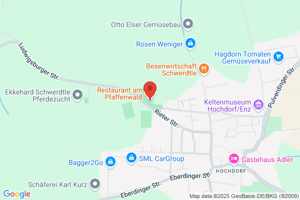 Pizzeria Da Toni am Pfaffenwald Vereinsgaststätte TSV Hochdorf