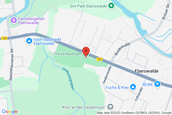 Technische Werke Eberswalde GmbH Sportzentrum Westend, Schwimmhalle "baff"
