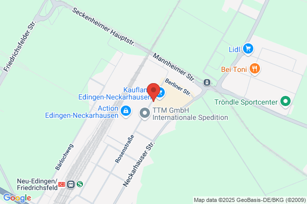 Tankstelle am Supermarkt