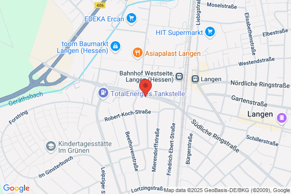 VR Bank Dreieich-Offenbach eG, SB-Filiale Wernerpark, Langen