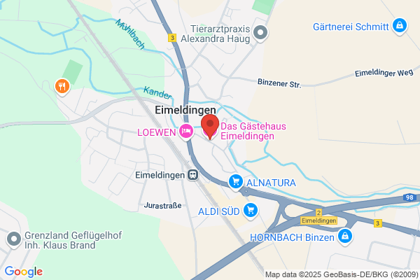 Das Gästehaus Eimeldingen
