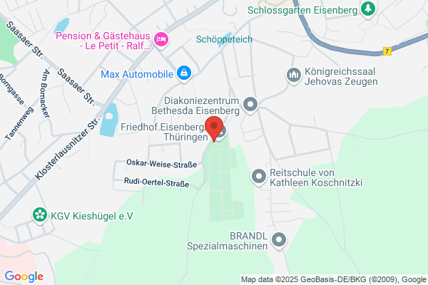 Bestattungsinst. der ev.-luth. Kirchgemeinde Eisenberg GmbH