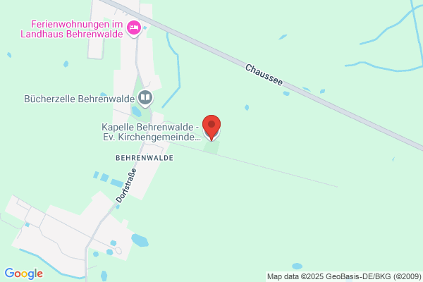 Kapelle Behrenwalde - Ev. Kirchengemeinde Semlow-Eixen