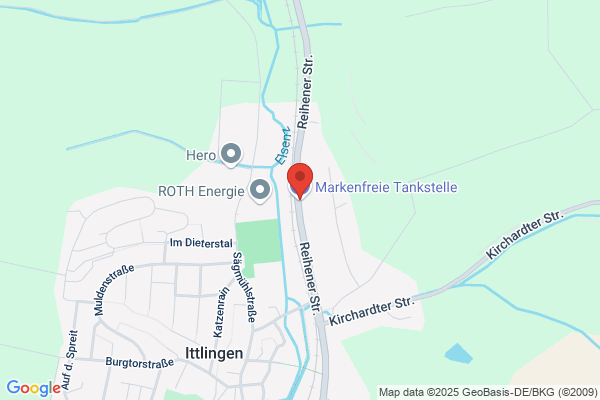 Markenfreie Tankstelle