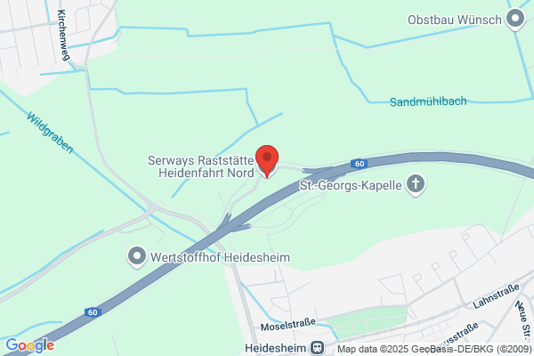 Serways Raststätte Heidenfahrt Nord