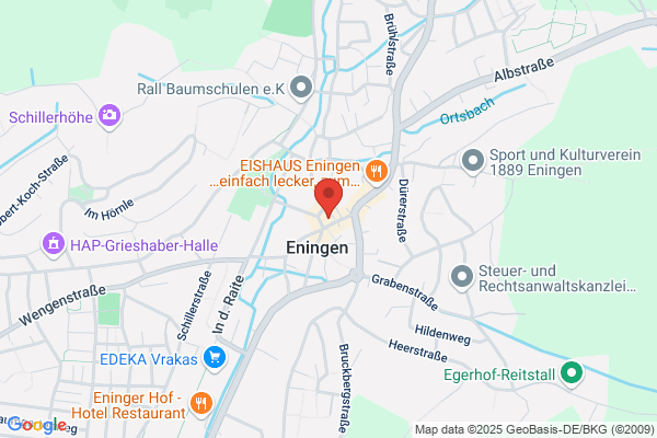 GEMEINDE ENINGEN u. A. Bücherei