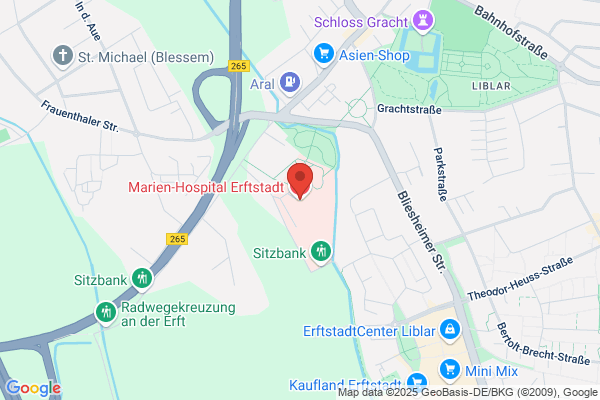 Marienhospital in der Besucherhalle
