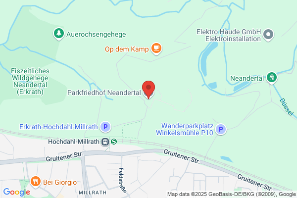 Friedhöfe, Parkfriedhof Neandertal