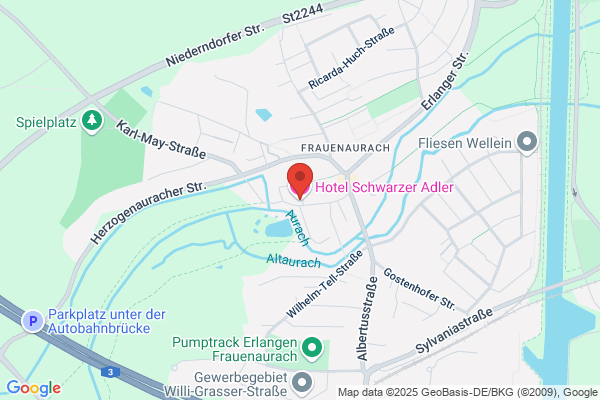 Schwarzer Adler garni