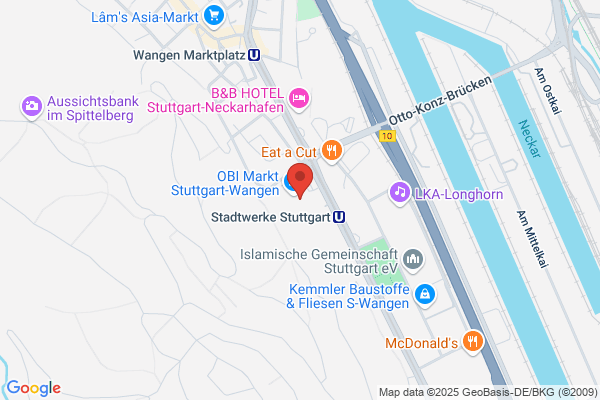 OBI Farbmisch-Service im Markt Stuttgart-Wangen